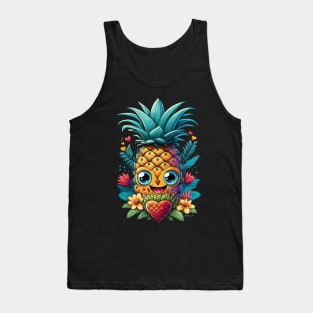 Colorful Pineapple Designe #1 Tank Top